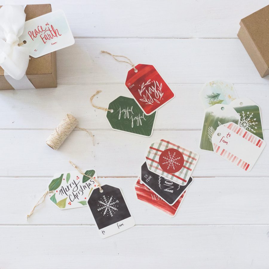 New in the Shop: Printable Christmas Gift Tags, Stickers, & Art Prints ...