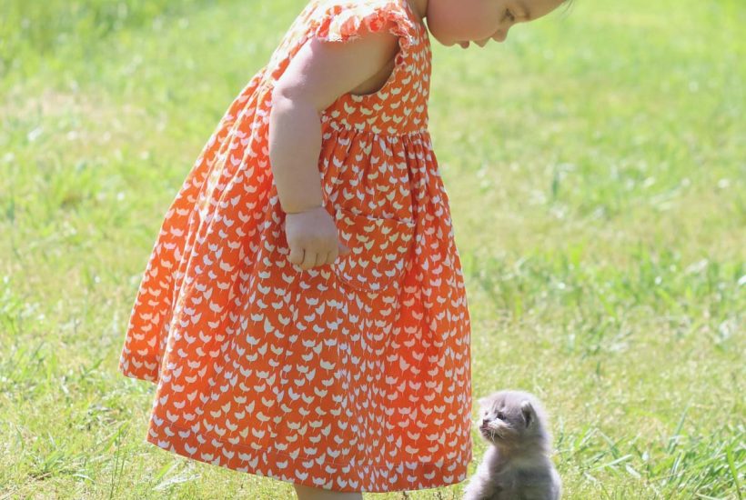 Made By Rae Geranium Dresses for Baby Girl | Lotta Jansdotter| Radiant Home Studio