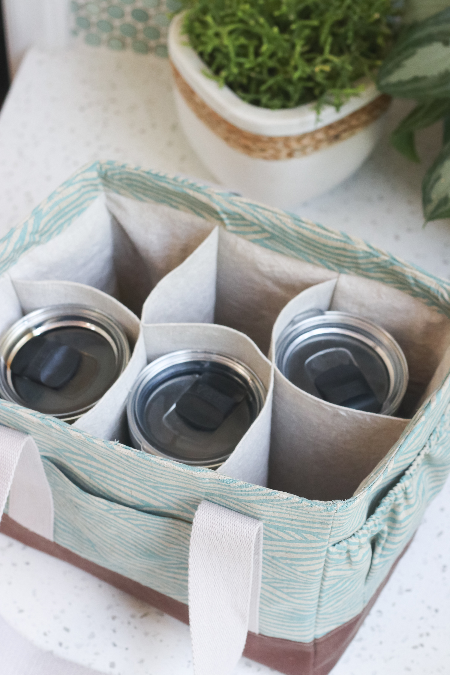 The New ster Water Bottle Tote Sewing Pattern! Radiant Home Studio