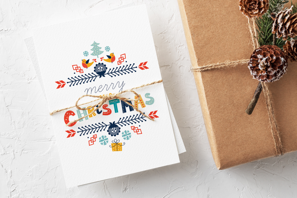 Eco-friendly Christmas Notecards by Nuts & Bolts Paper | Radiant Home Studio