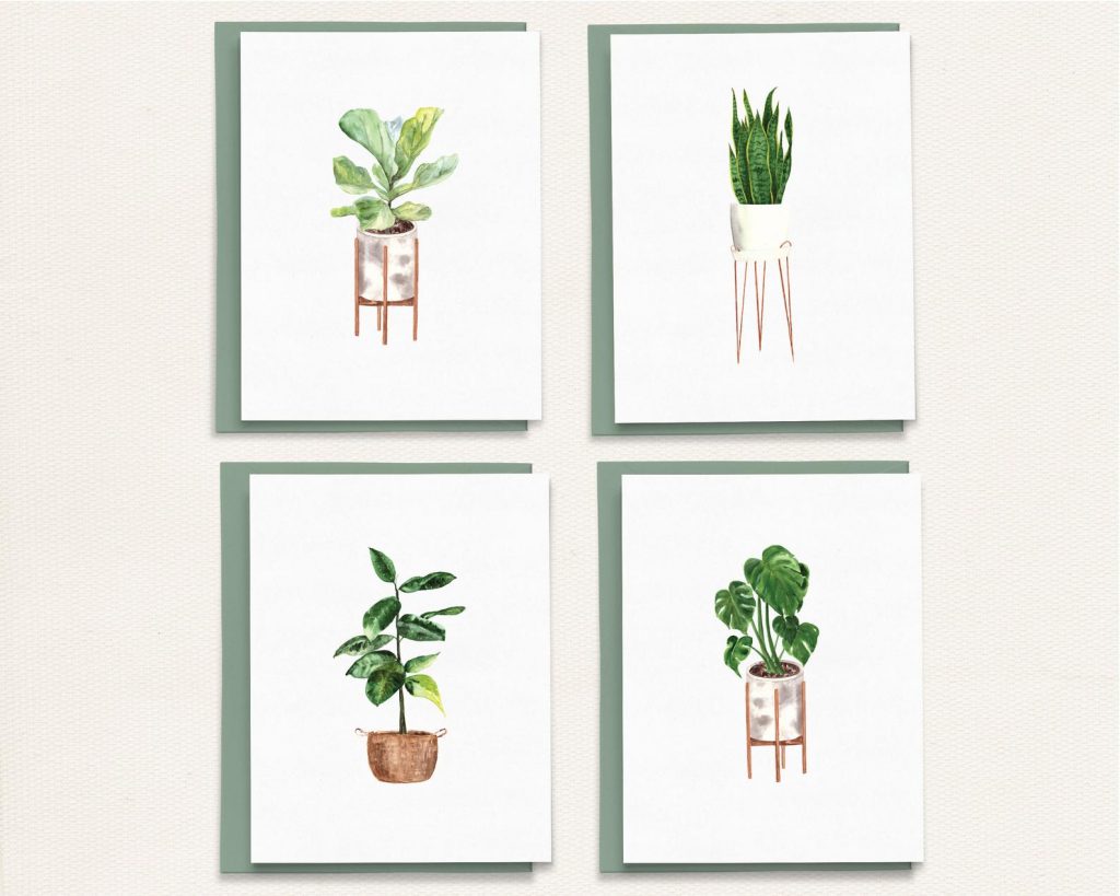 Eco-friendly Notecards by Paper Rose Print Studio | Radiant Home Studio